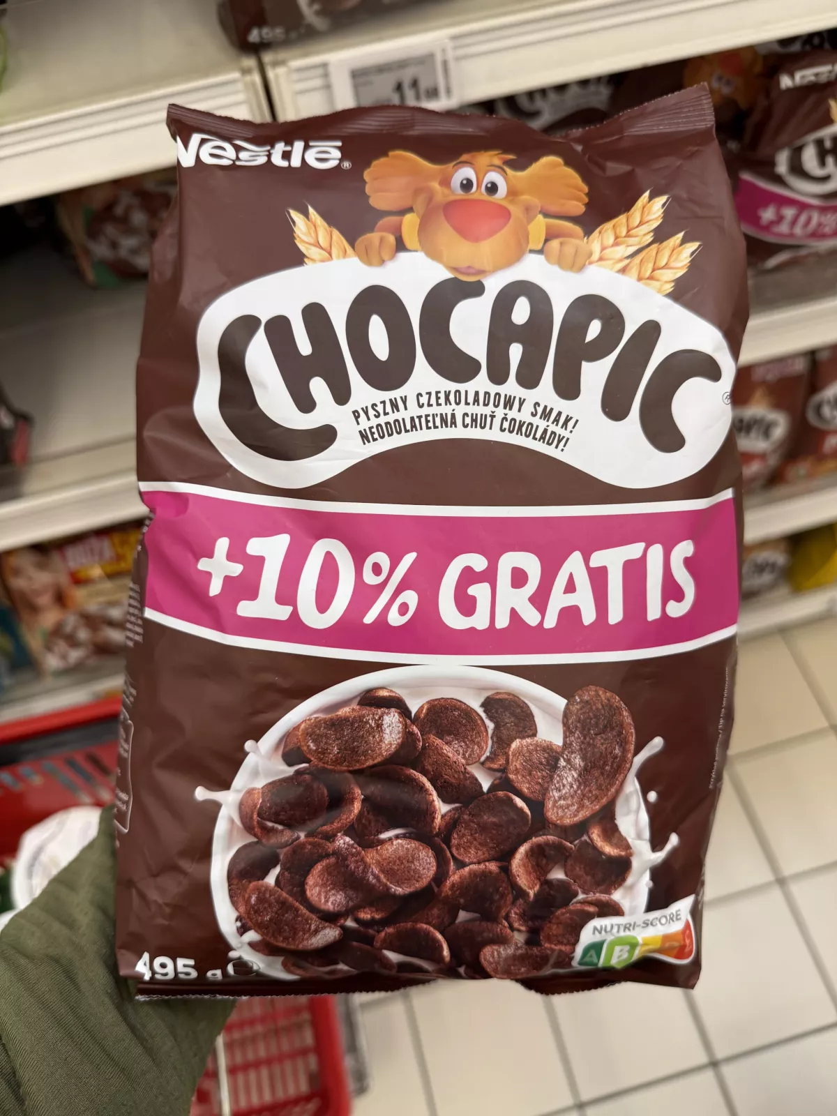 Nestlé Chocapic płatki śniadaniowe +10% gratis | 495g