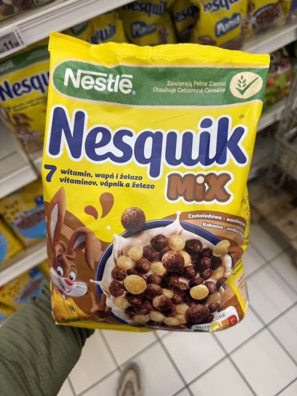Nestlé Nesquik Mix płatki śniadaniowe czekoladowo-waniliowe | 400g
