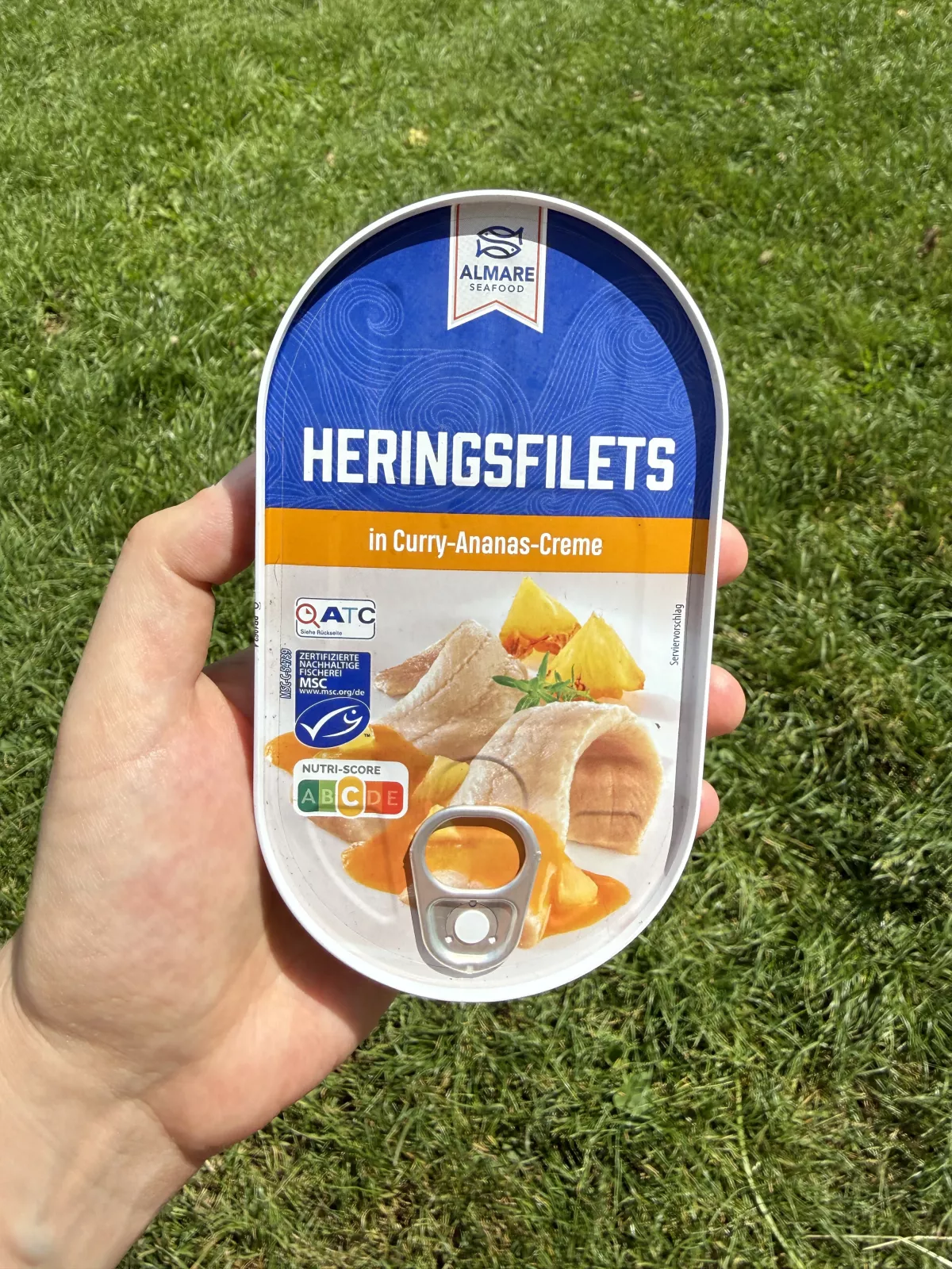 Almare Heringsfilets in Curry-Ananas-Creme / Filety ze śledzia w kremie curry-ananas | 200g