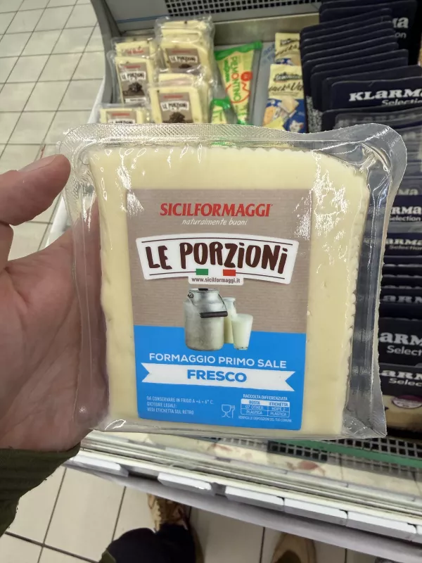 Sicilformaggi Le Porzioni Formaggio Primo Sale Fresco / Ser Primo Sale | 200g
