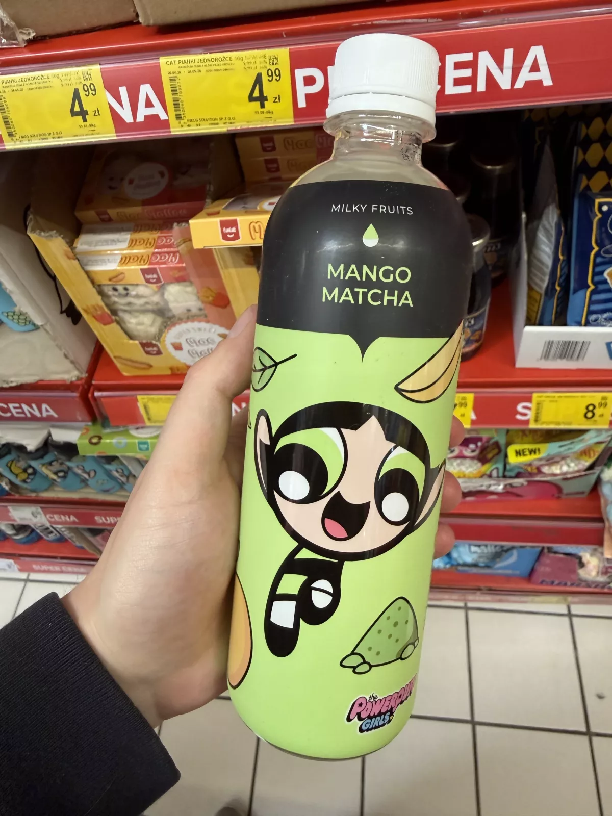 SOTI Natural Milky Fruits Mango Matcha The Powerpuff Girls | 500ml