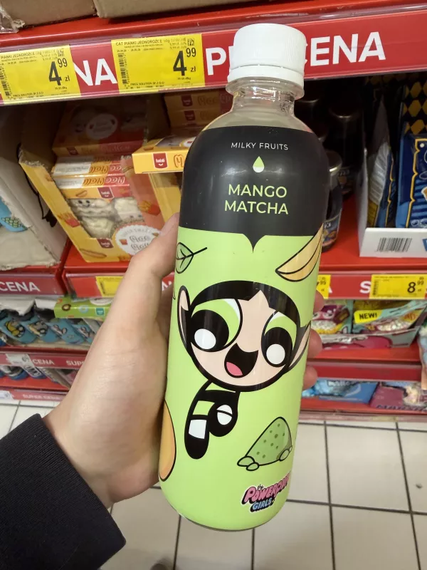 SOTI Natural Milky Fruits Mango Matcha The Powerpuff Girls | 500ml