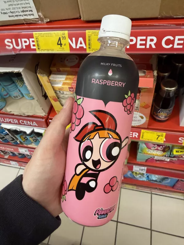 SOTI Natural Milky Fruits Raspberry The Powerpuff Girls | 500ml