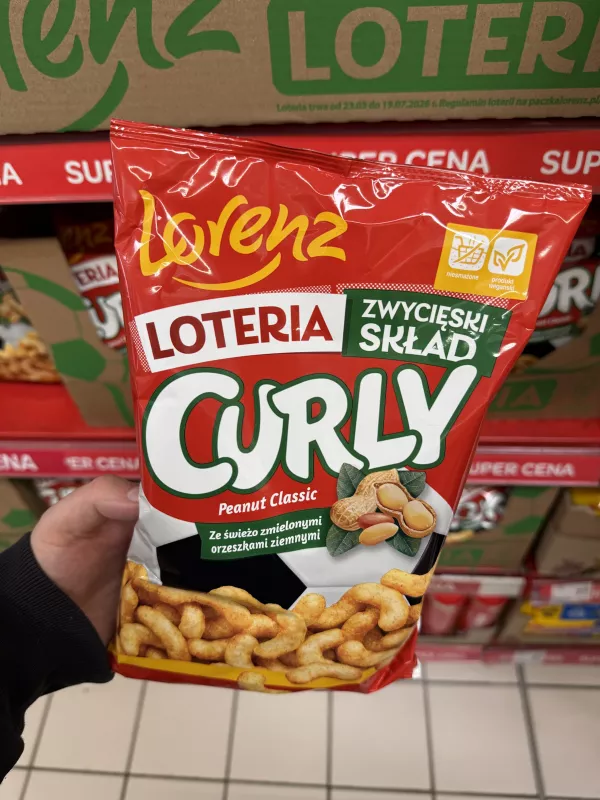 Lorenz Curly Peanut Classic (edycja Loteria / Zwycięski Skład Lorenz) | 120g