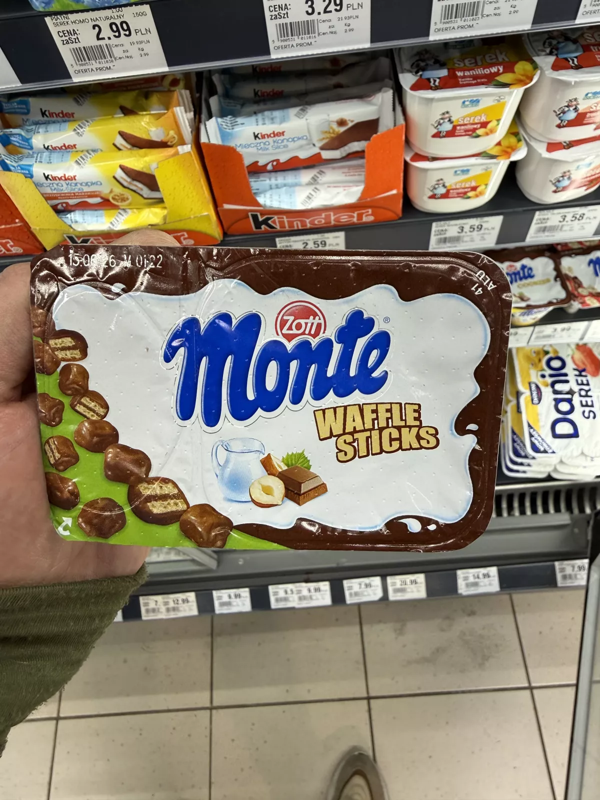 Zott Monte Waffle Sticks | 125g