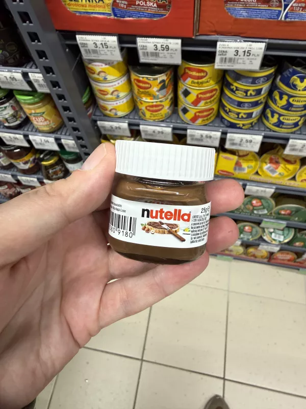Nutella Mini krem do smarowania z orzechami laskowymi i kakao | 25g