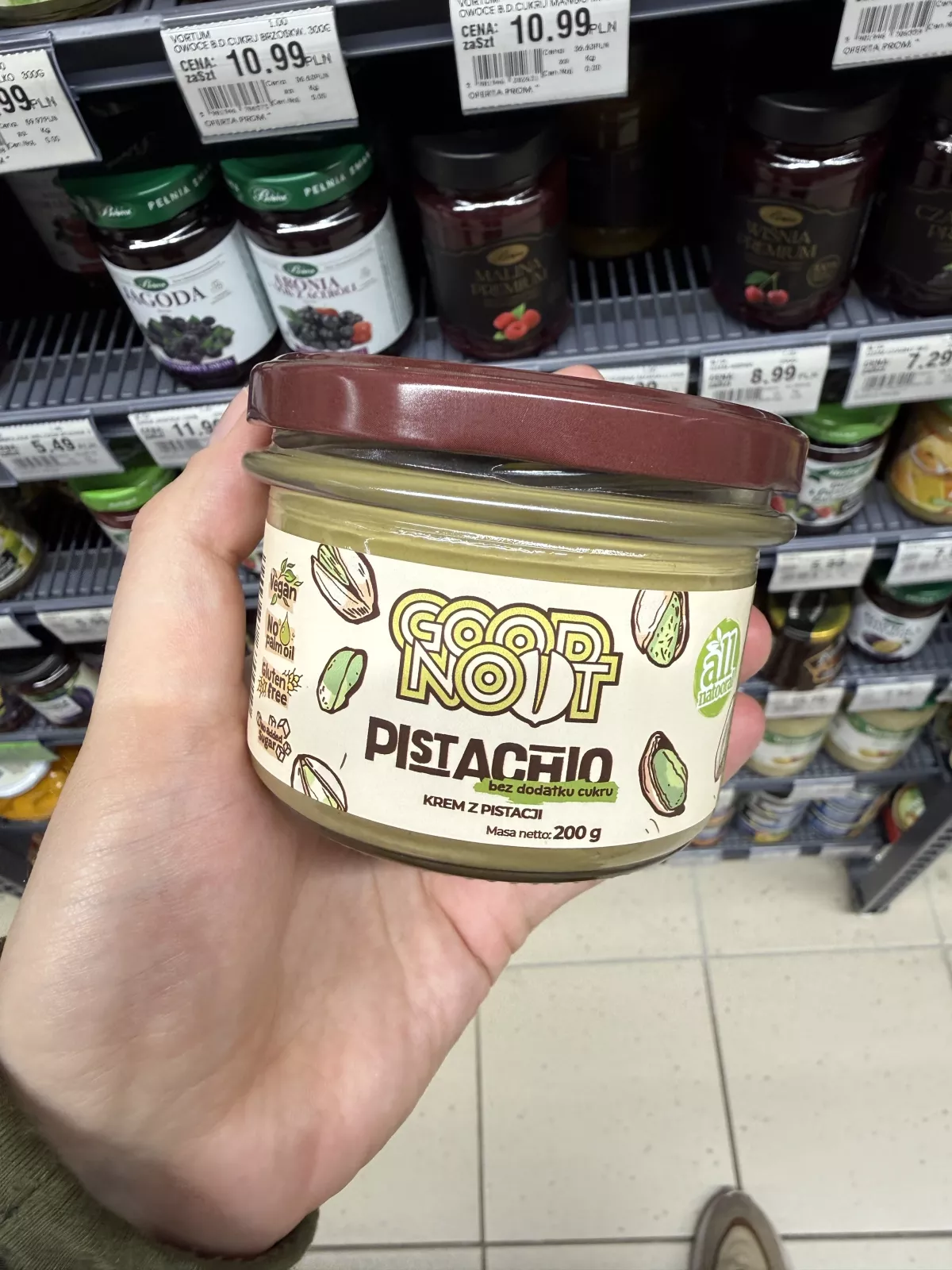 Good Noot Pistachio krem z pistacji bez dodatku cukru | 200g