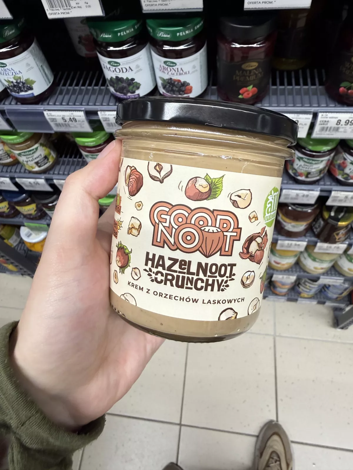 Good Noot Hazelnoot Crunchy krem z orzechów laskowych | 300g