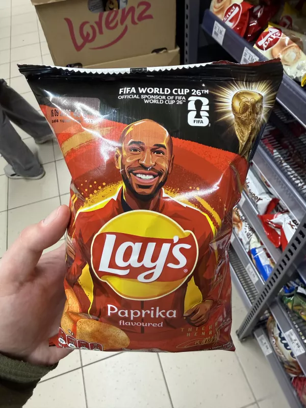 Lay’s Paprika flavoured FIFA World Cup 26 Thierry Henry | 40g