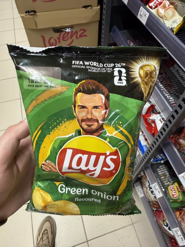 Lay’s Green Onion flavoured FIFA World Cup 26 David Beckham | 40g