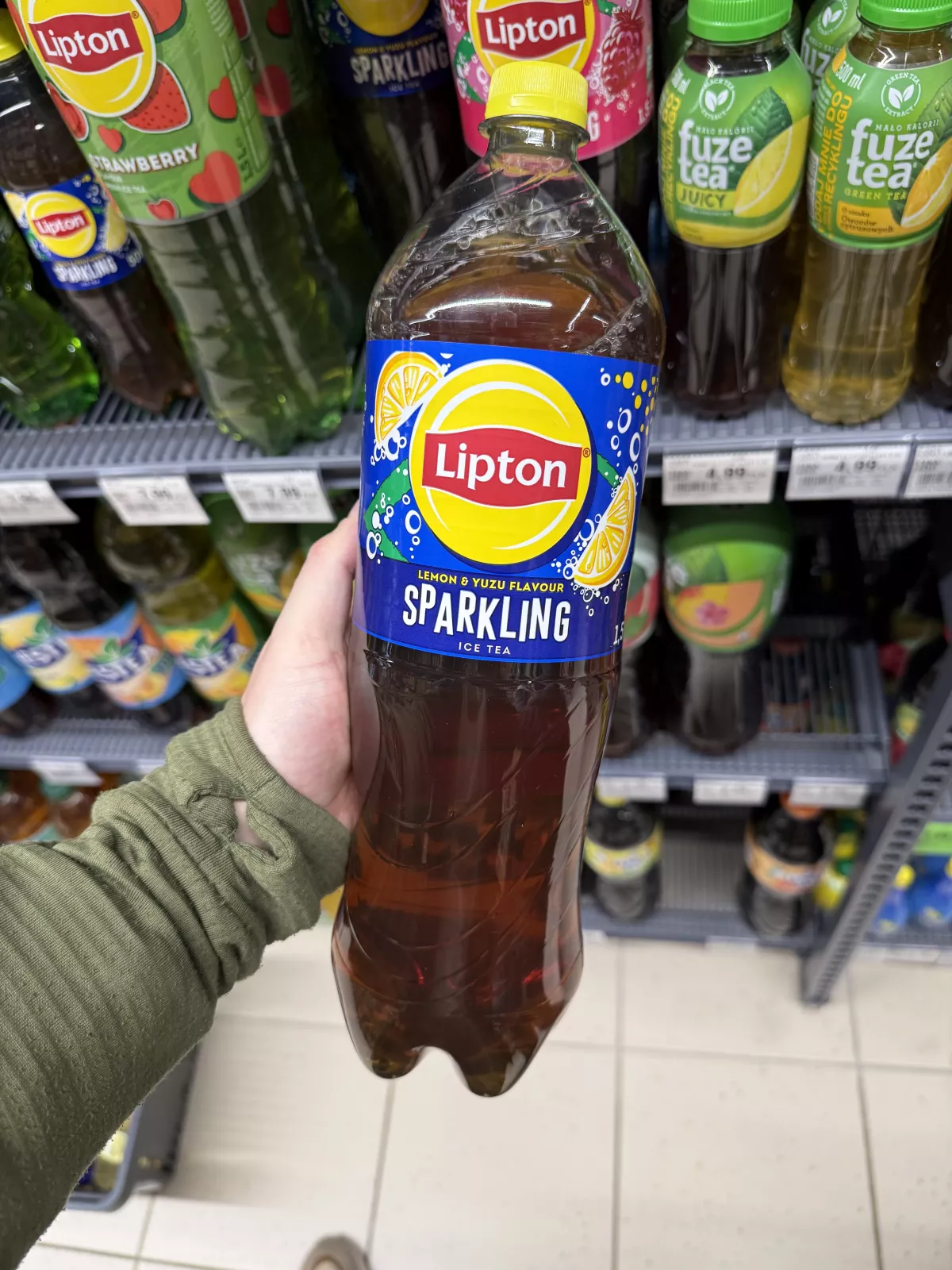 Lipton Ice Tea Lemon & Yuzu Sparkling | 1500ml