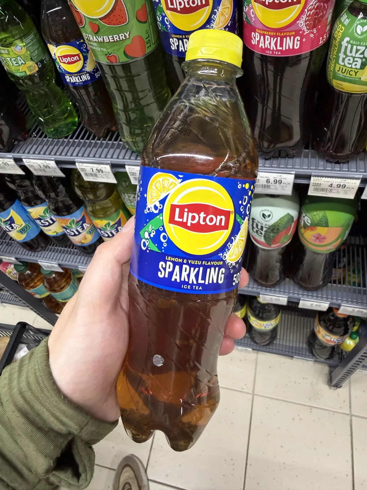 Lipton Ice Tea Lemon & Yuzu Sparkling | 500ml