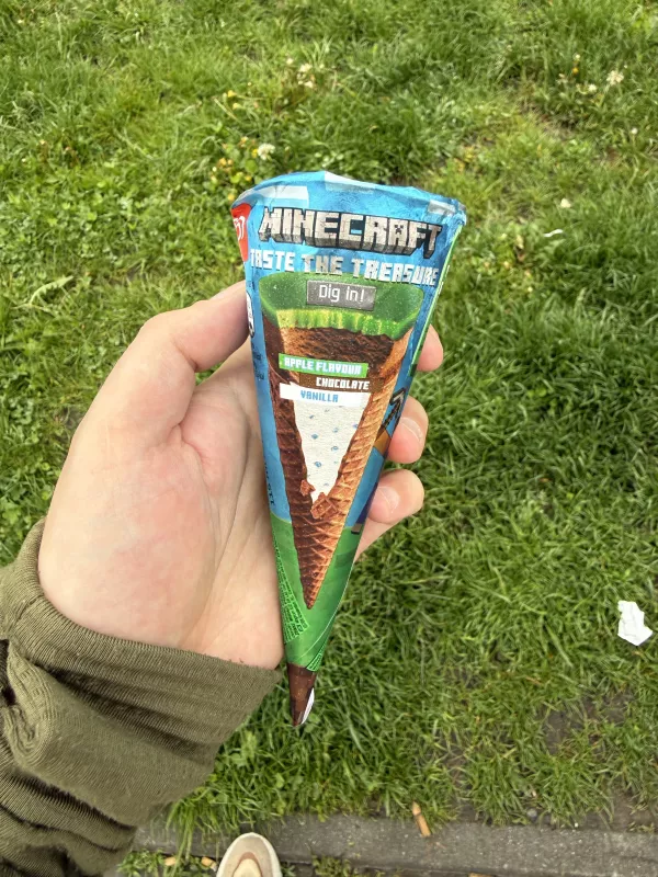 Minecraft Taste the Treasure rożek lodowy | 115ml / 83g