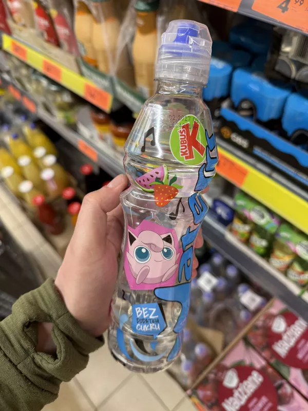 Kubuś Waterrr Pokémon arbuz i truskawka | 500ml
