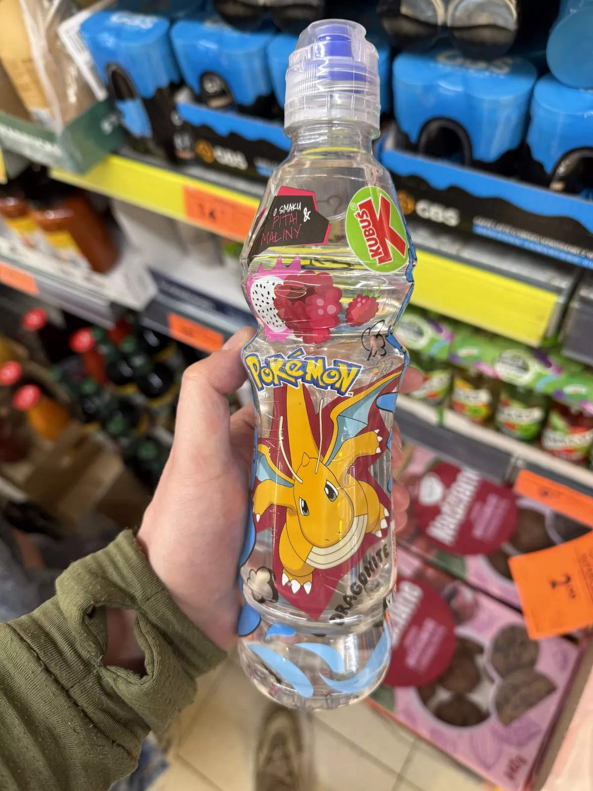 Kubuś Waterrr Pokémon pitaja i malina | 500ml