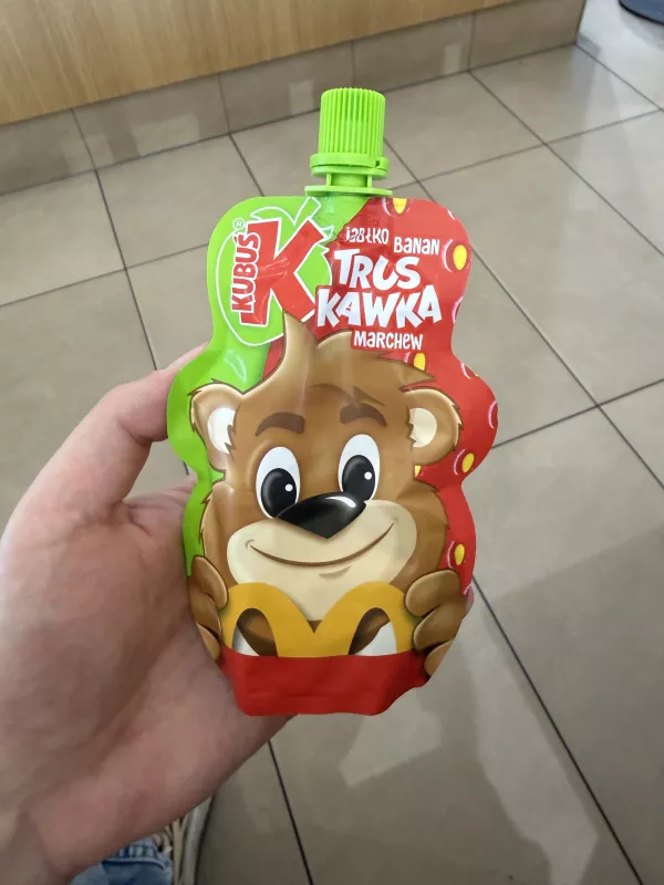 Kubuś Mus jabłko banan truskawka marchew (McDonald’s) | 80g