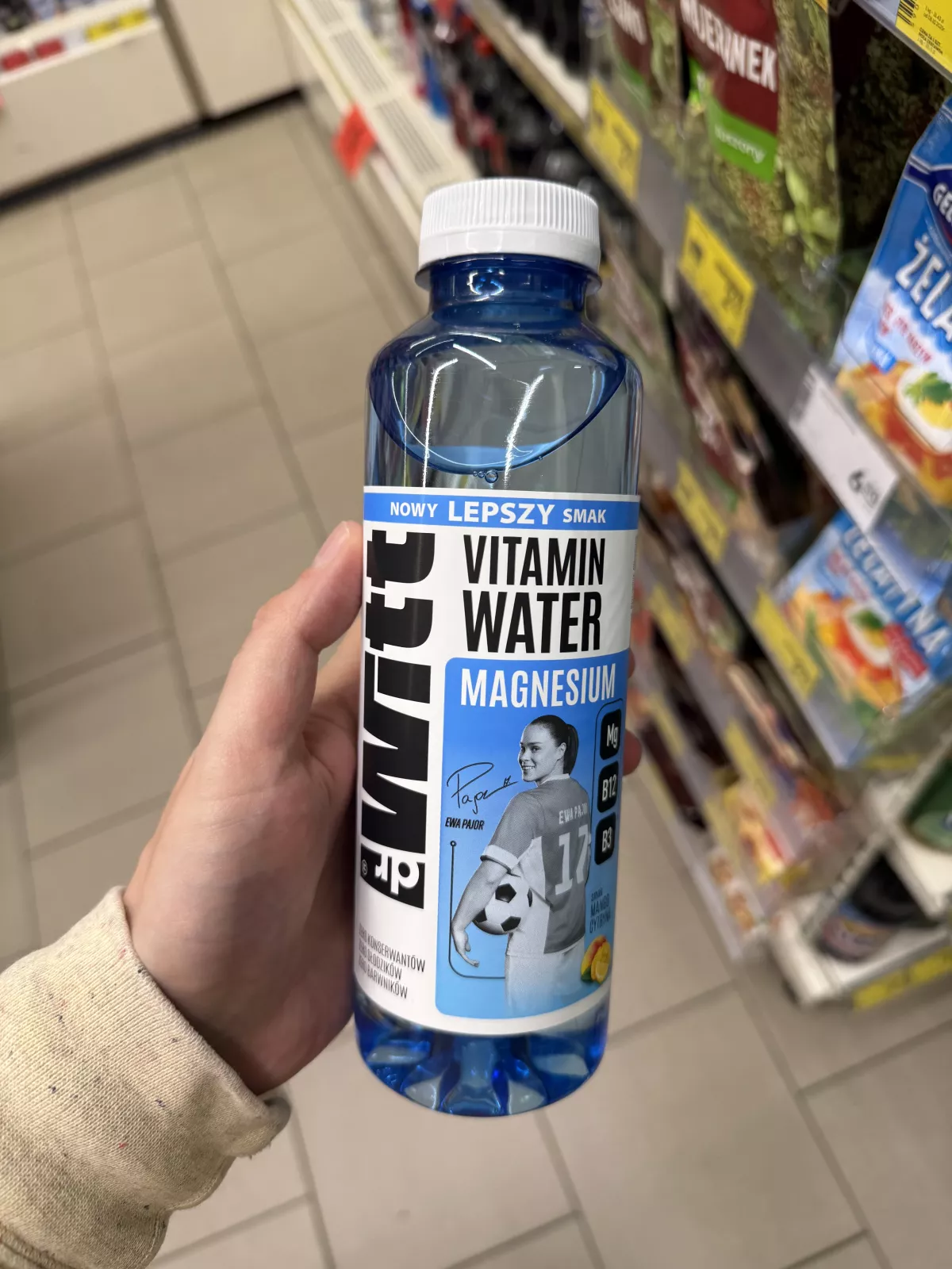 Dr Witt Vitamin Water Magnesium Mango Cytryna Ewa Pajor | 550ml