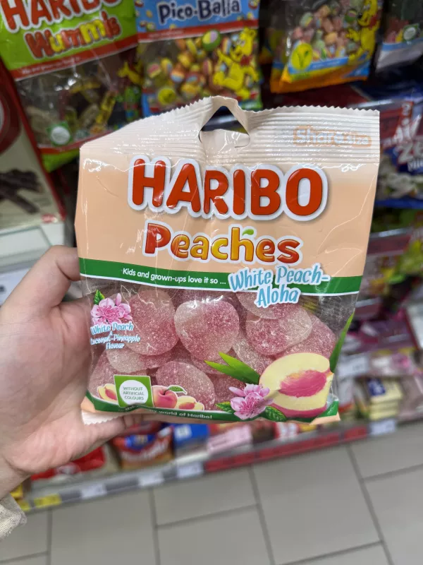 Haribo Peaches White Peach-Aloha | 175g