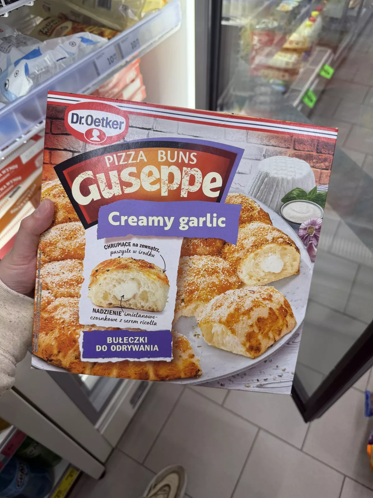 Dr. Oetker Pizza Buns Guseppe Creamy garlic | 480g