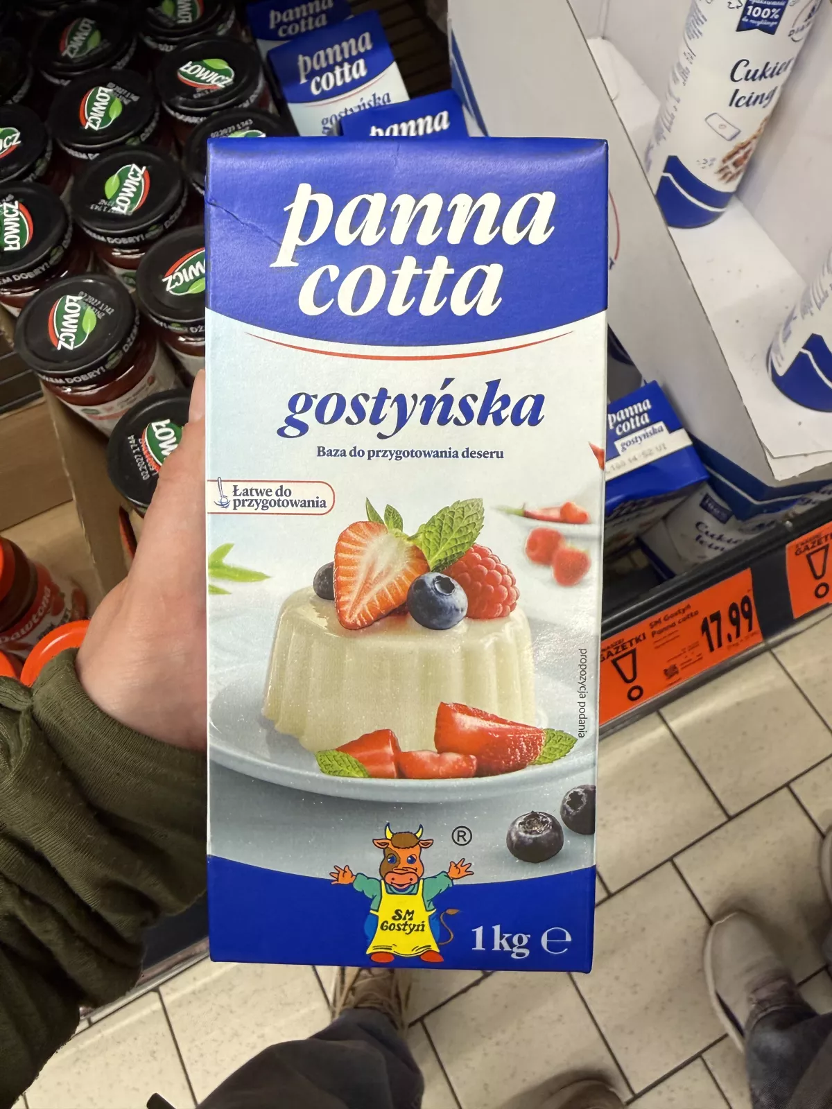 SM Gostyń Panna Cotta gostyńska baza do przygotowania deseru | 1kg