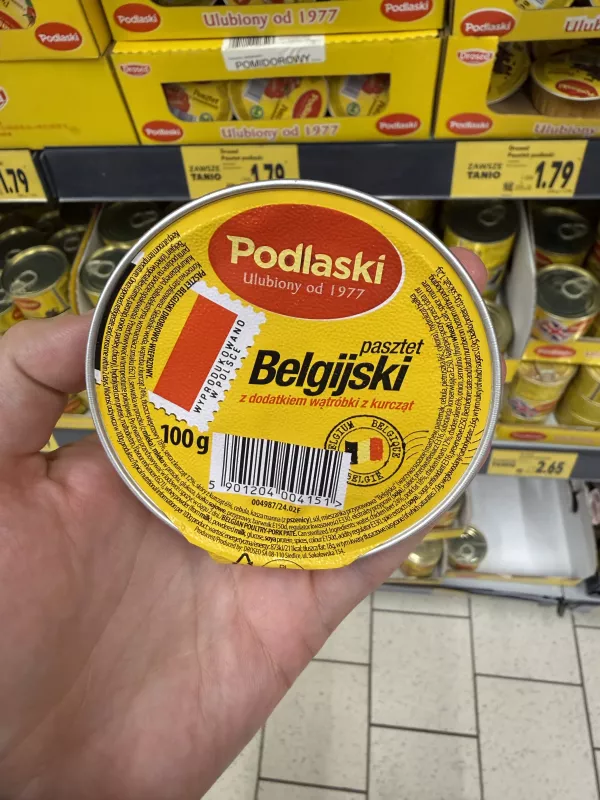 Drosed Podlaski Pasztet Belgijski z dodatkiem wątróbki z kurcząt | 100g
