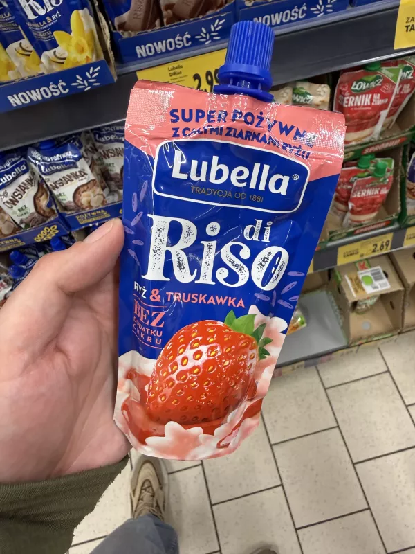 Lubella di Riso Ryż & Truskawka bez dodatku cukru | 100g