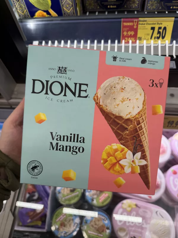 Dione Vanilla Mango | 216g / 390ml