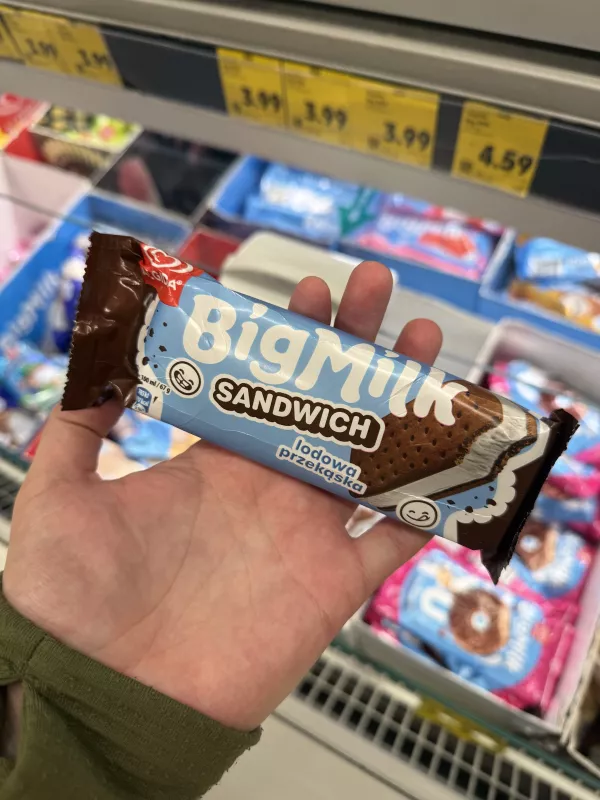 Algida Big Milk Sandwich | 67g / 100ml
