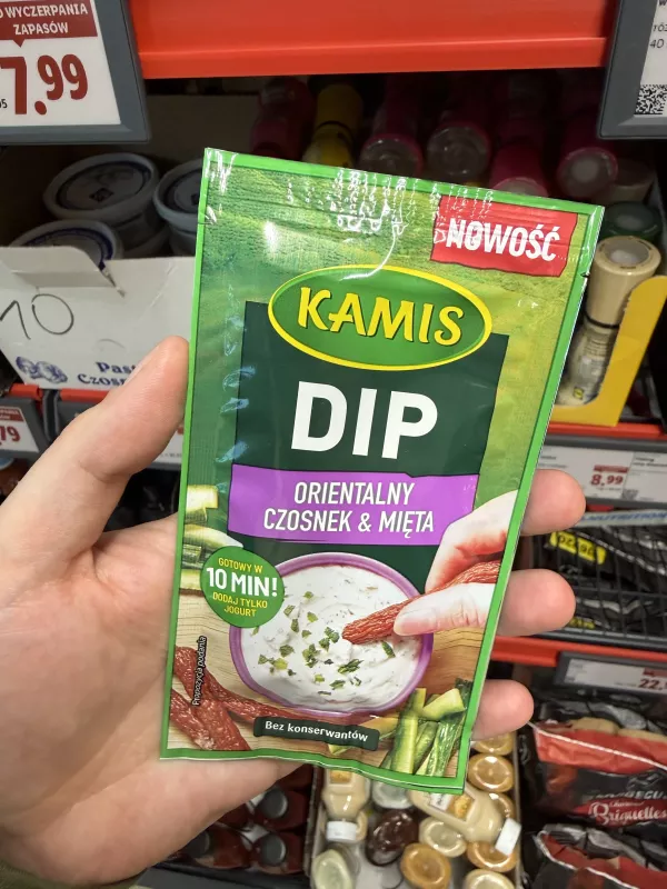Kamis Dip Orientalny Czosnek & Mięta | 20g