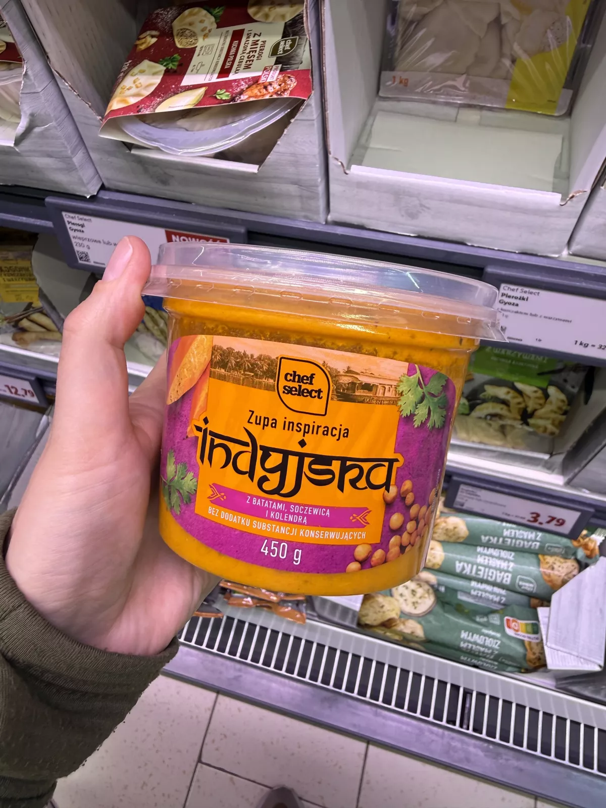 Chef Select Zupa inspiracja Indyjska z batatami, soczewicą i kolendrą | 450g