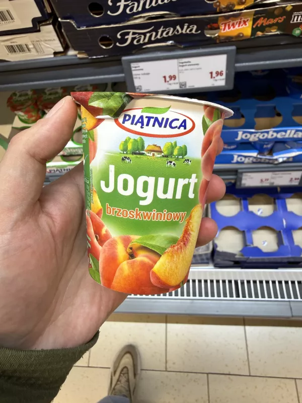 Piątnica Jogurt brzoskwiniowy | 150g