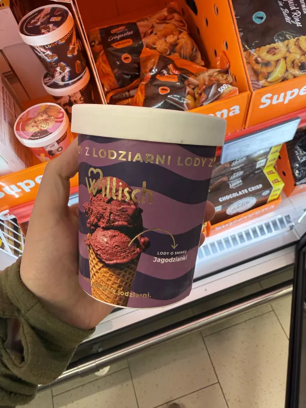 Willisch Lody o smaku Jagodzianki | 400g / 465ml