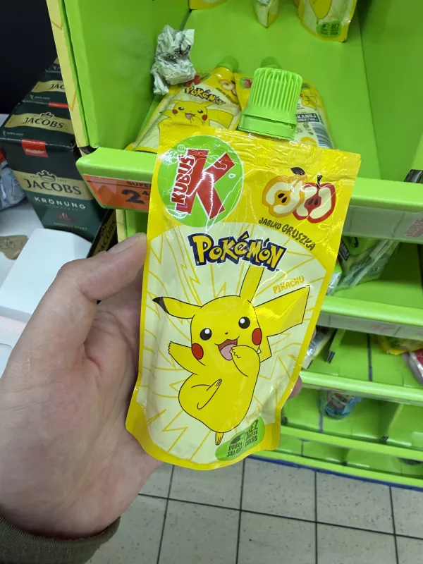 Kubuś Pokémon Mus Jabłko Gruszka (Pikachu) | 100g