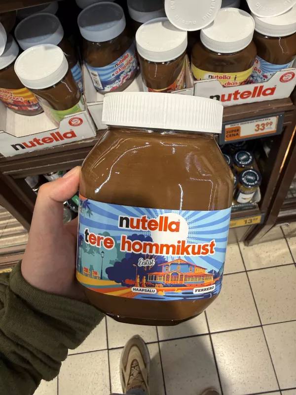 Nutella tere hommikust Eestist / Nutella Estonia | 825g