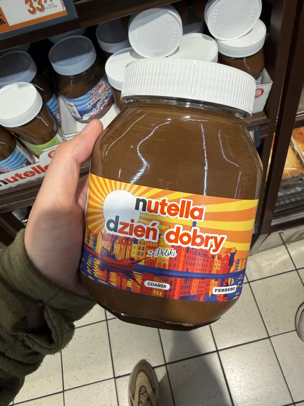 Nutella Dzień dobry z Polski Gdańsk | 825g