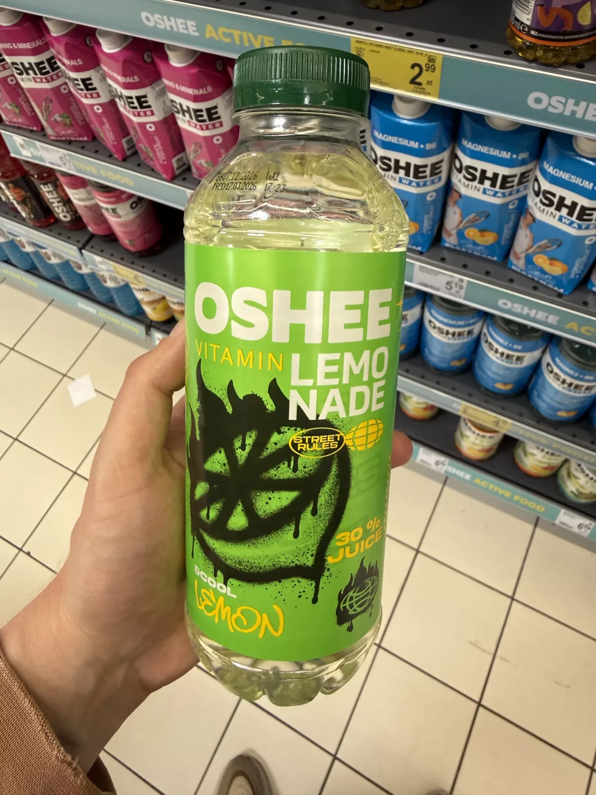 OSHEE Vitamin Lemonade Street Rules Lemon | 555ml
