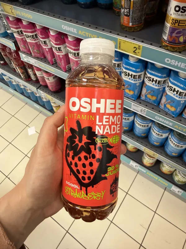 OSHEE Vitamin Lemonade Street Rules Strawberry | 555ml