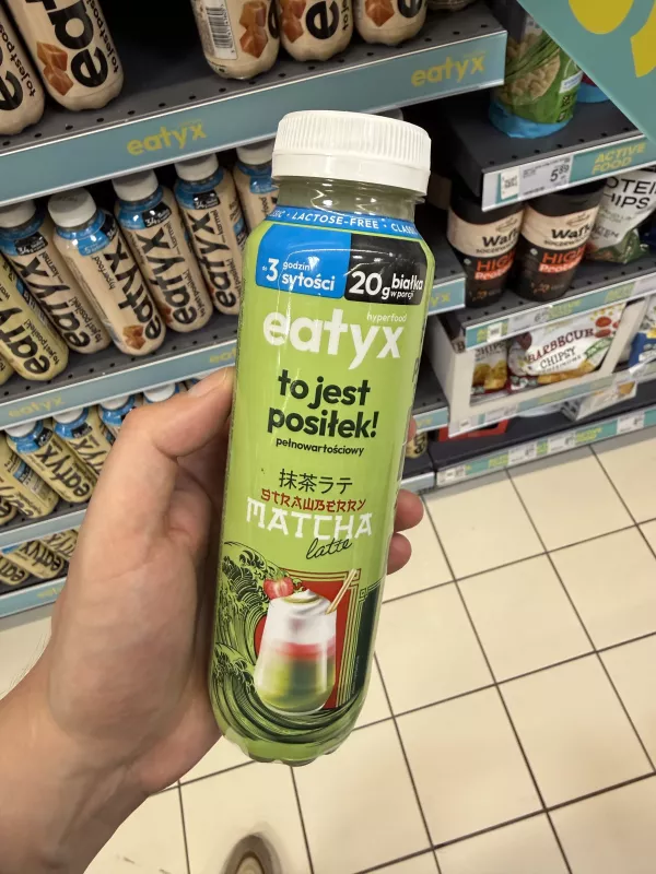 Eatyx Hyperfood Strawberry Matcha Latte | 300ml