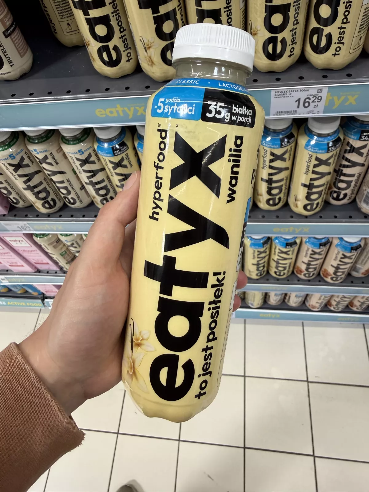 Eatyx Hyperfood Classic Wanilia bez laktozy | 500ml