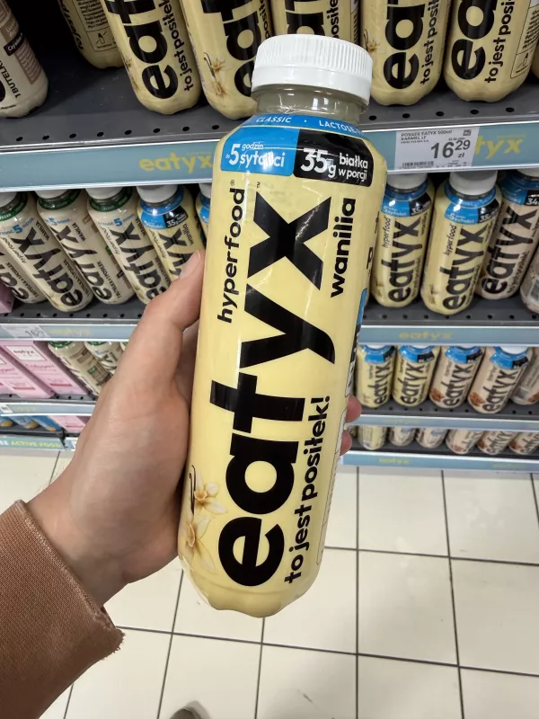 Eatyx Hyperfood Classic Wanilia bez laktozy | 500ml