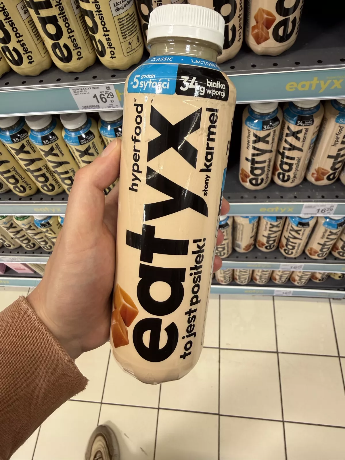 Eatyx Hyperfood Classic Słony Karmel bez laktozy | 500ml