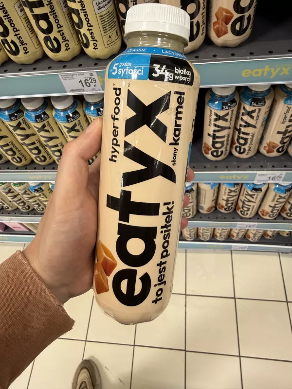 Eatyx Hyperfood Classic Słony Karmel bez laktozy | 500ml