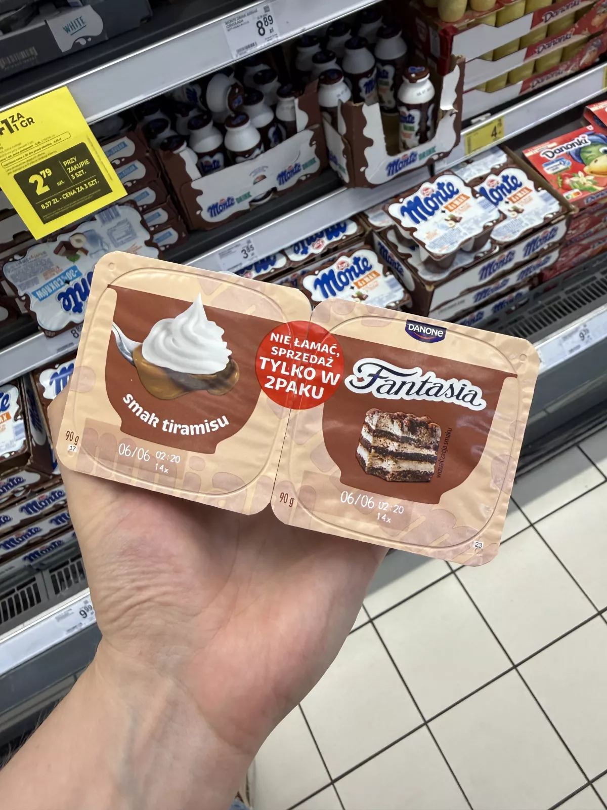 Fantasia Smak Tiramisu (bez opaski) | 2x90g