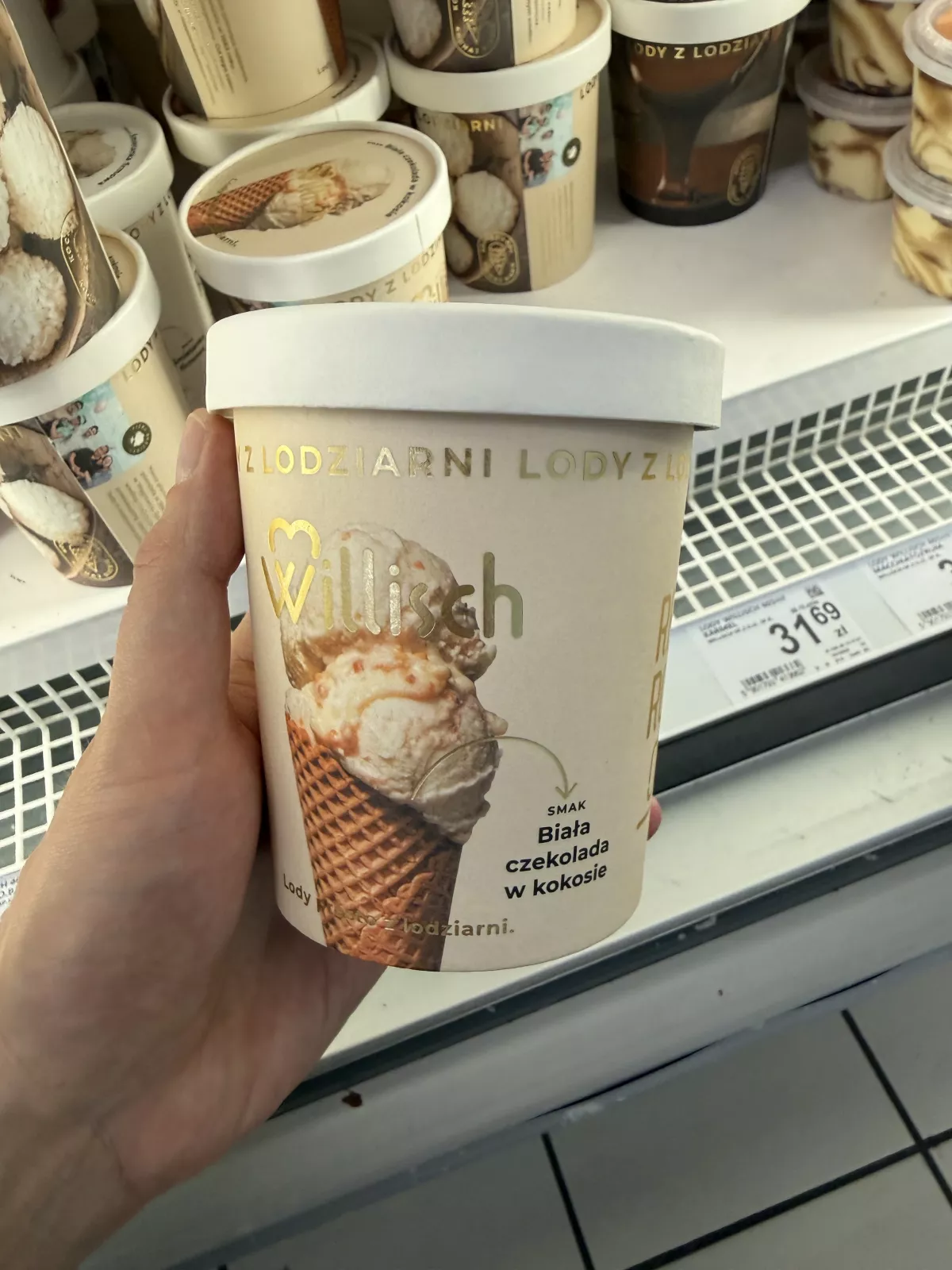 Willisch Lody Biała czekolada w kokosie | 390g / 465ml