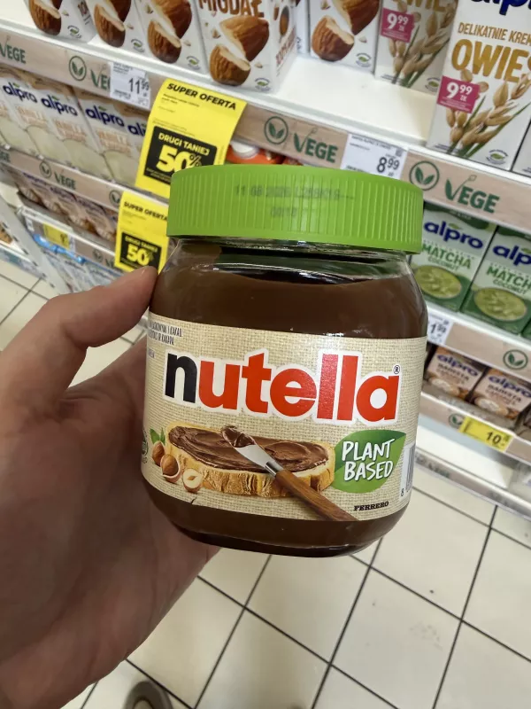 Nutella Plant Based krem do smarowania z orzechami laskowymi i kakao | 350g