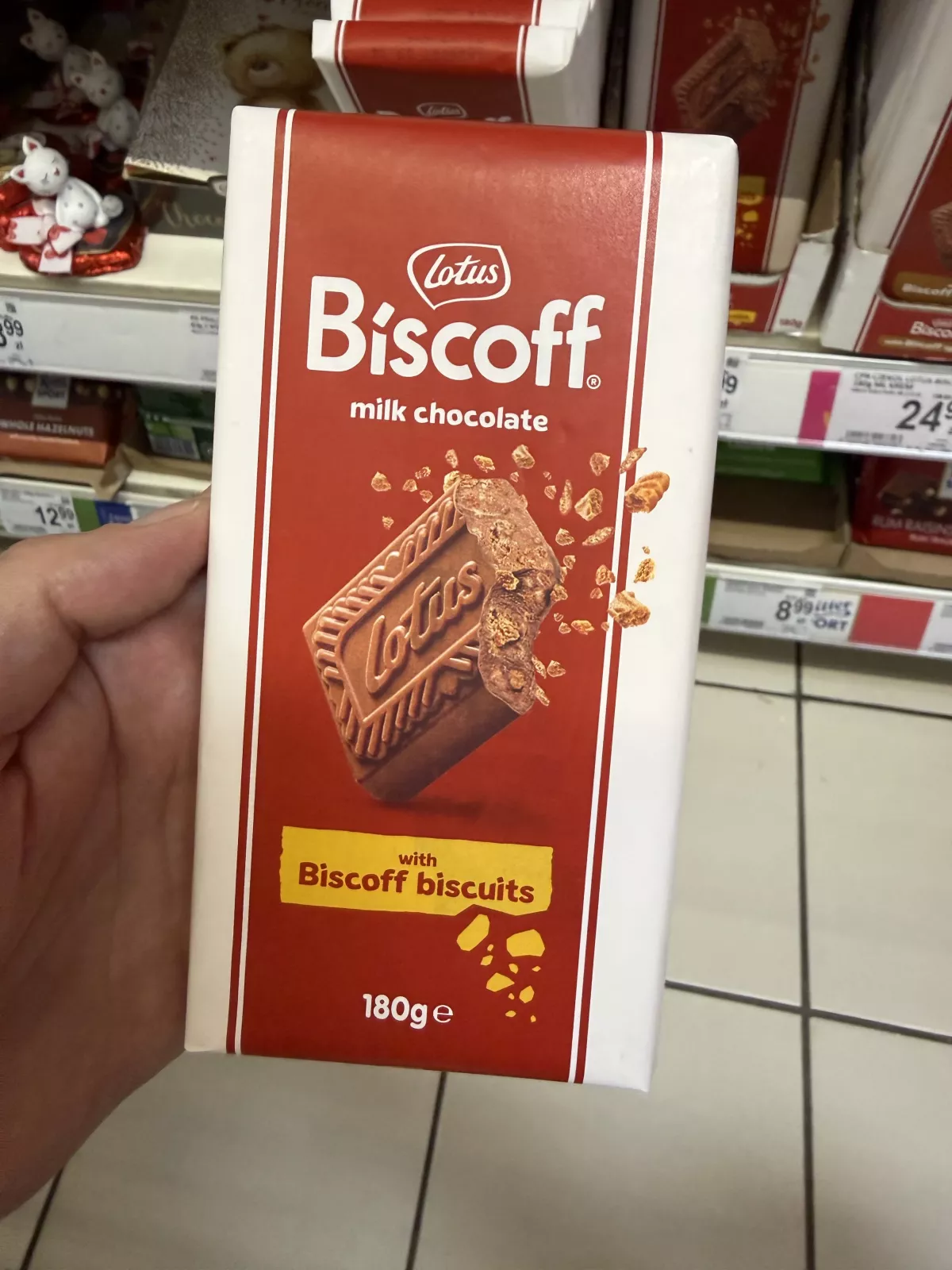 Lotus Biscoff Milk Chocolate with Biscoff Biscuits | 180g