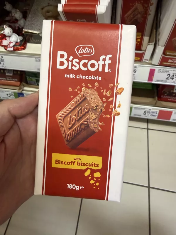 Lotus Biscoff Milk Chocolate with Biscoff Biscuits | 180g