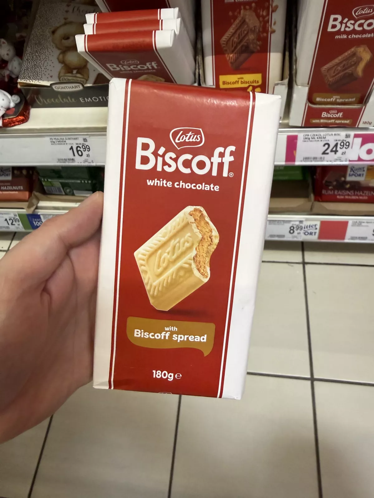 Lotus Biscoff White Chocolate with Biscoff Spread | 180g