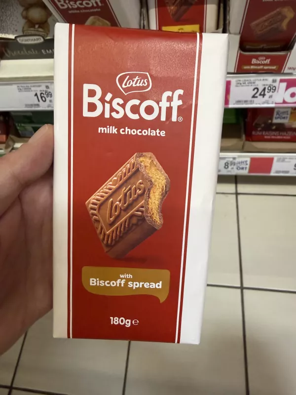 Lotus Biscoff Milk Chocolate with Biscoff Spread | 180g