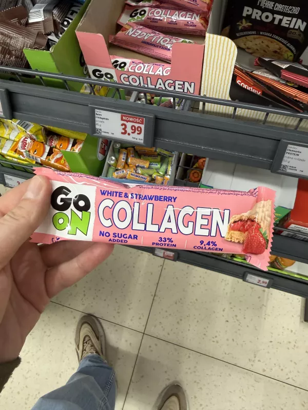 Go On Collagen Baton White & Strawberry | 45g
